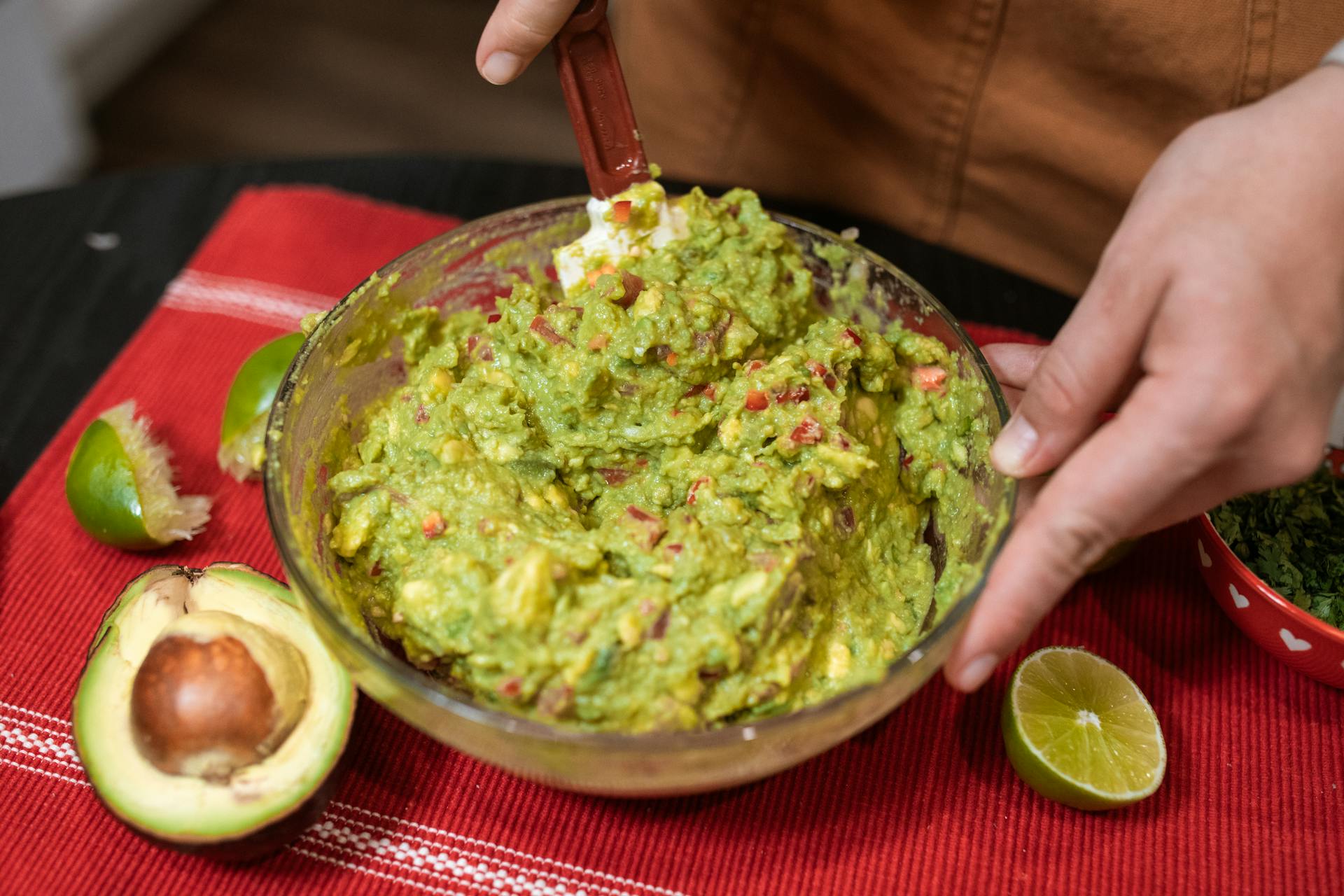 Classic guacamole bowl