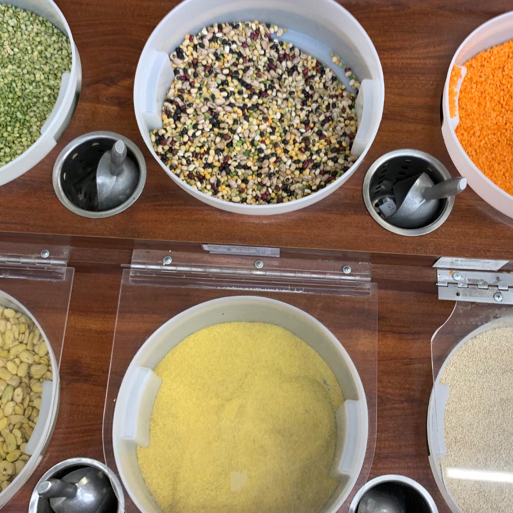 Bulk foods selection